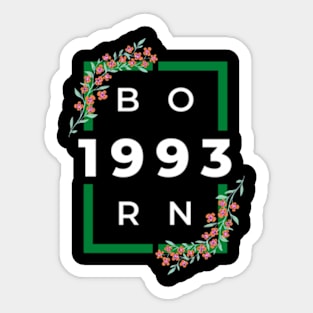 born in 1993 Sticker